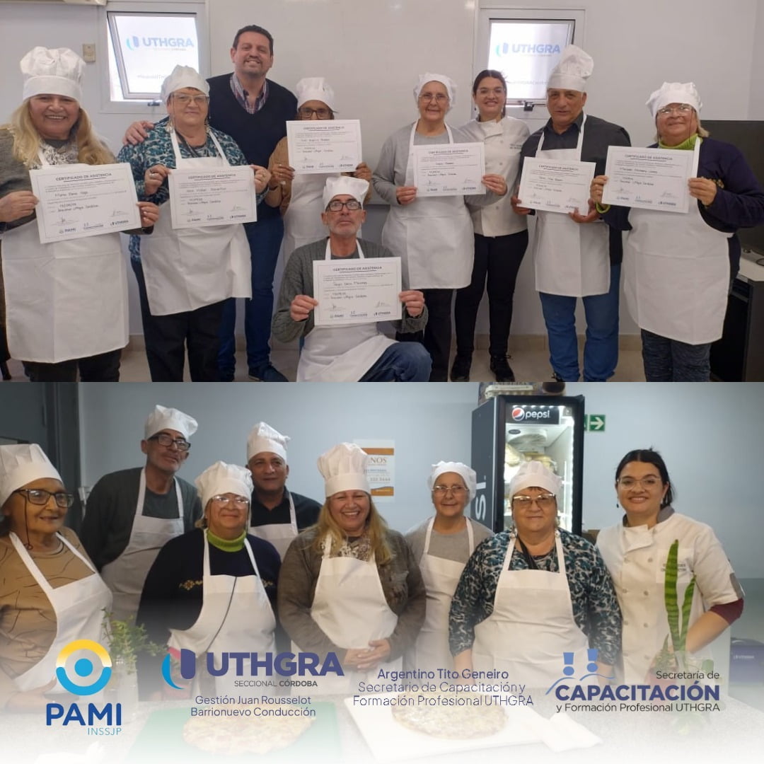 Entrega de certificados en Taller de Cocina Saludable